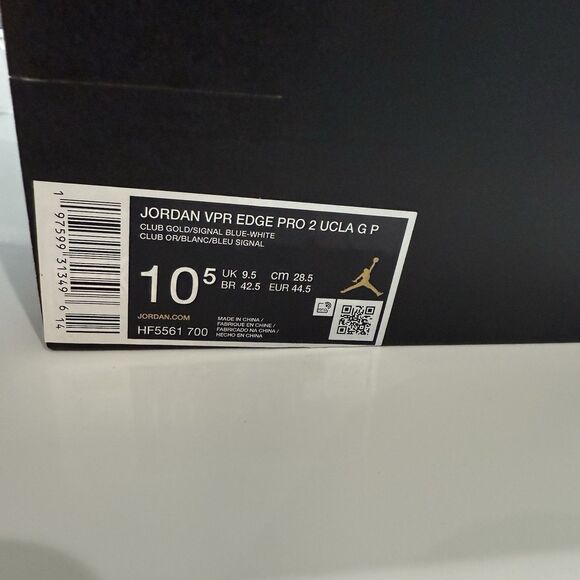 Nike Jordan Vapor Edge Pro 2 PE UCLA Bruins Football Cleats HF5561-700 Size 10.5 main image 8